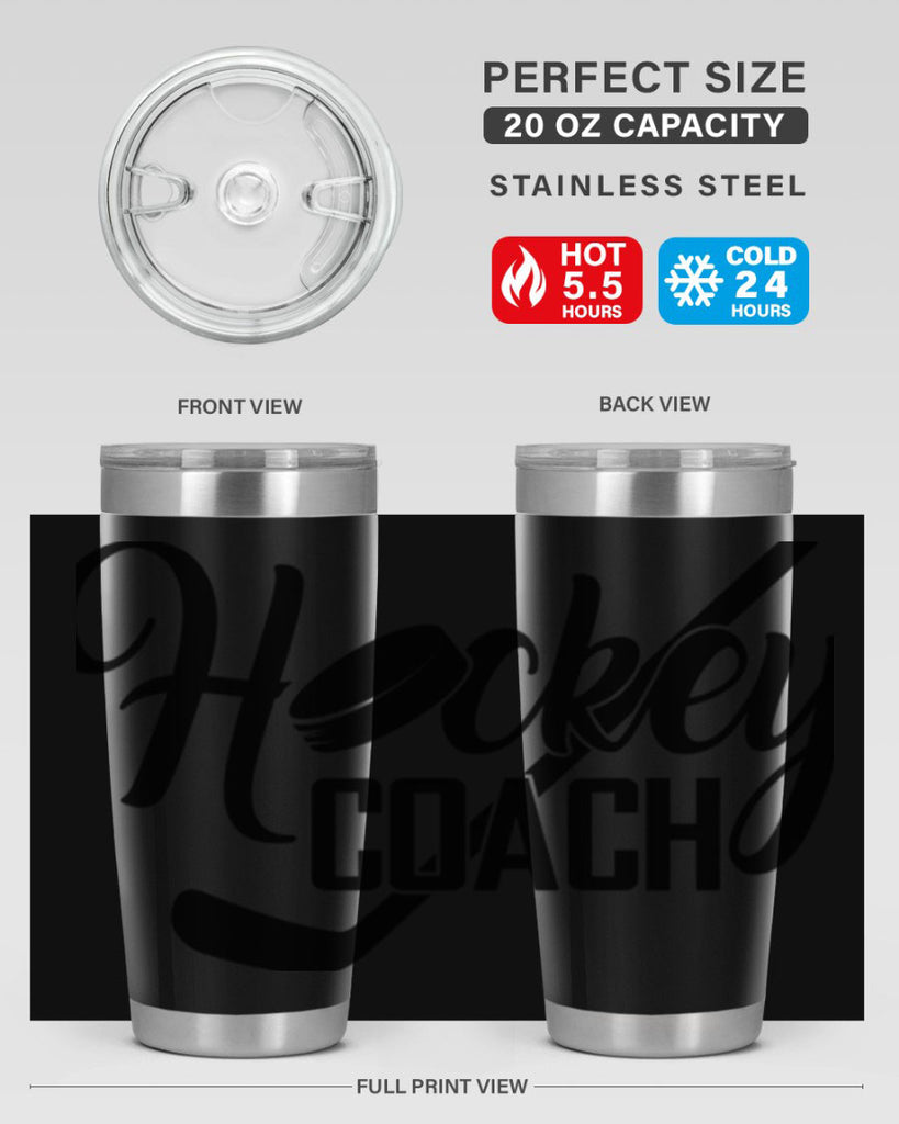 Hockey coach 1189#- hockey- Tumbler