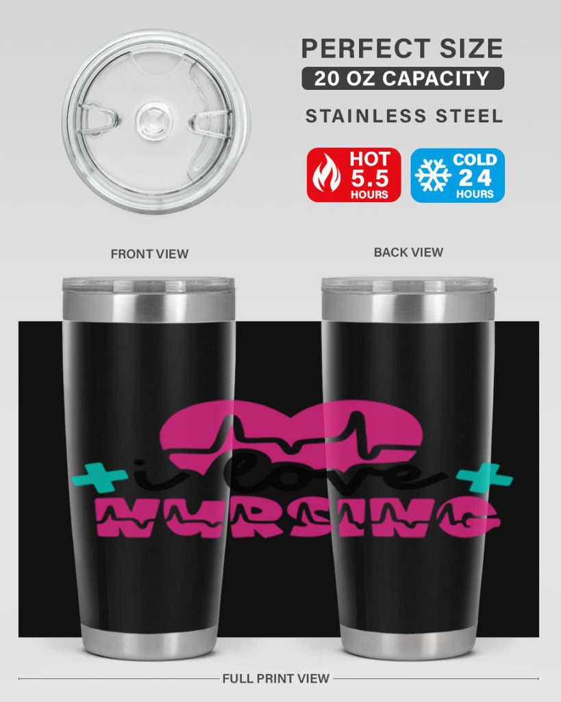 I Love Nursing Style Style 170#- nurse- tumbler