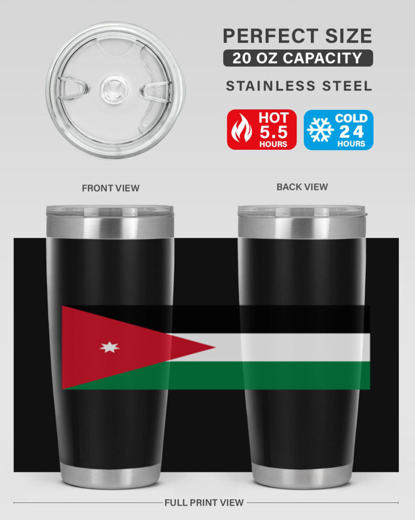 Jordan 112#- world flags- Tumbler