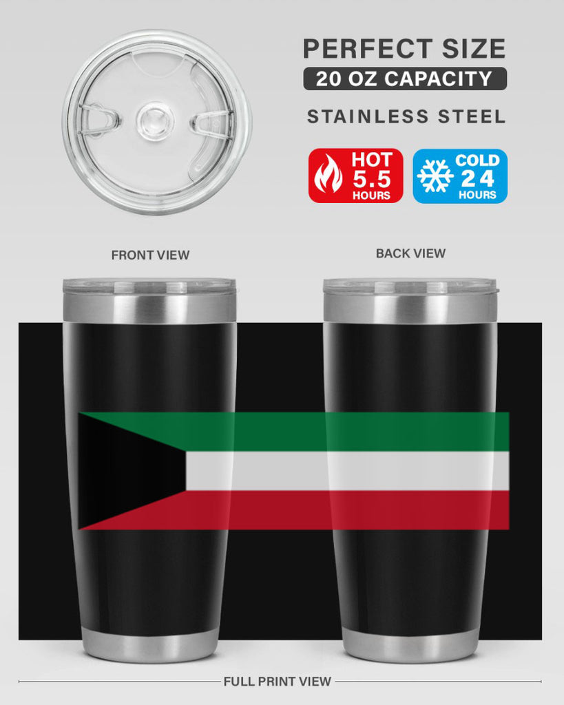 Kuwait 107#- world flags- Tumbler