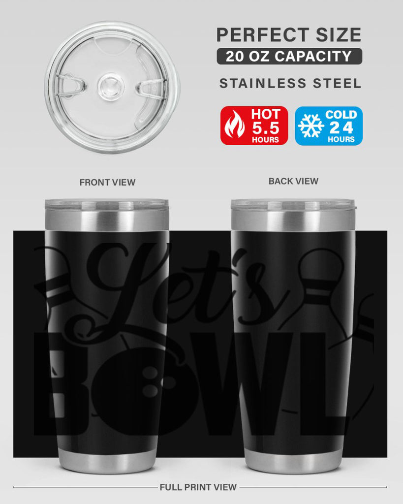 Lets bowl 929#- bowlig- Tumbler