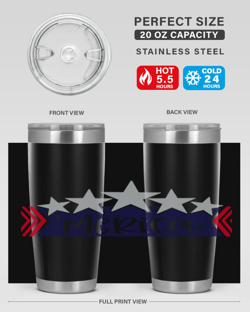 Merica Style 135#- Fourt Of July- Tumbler