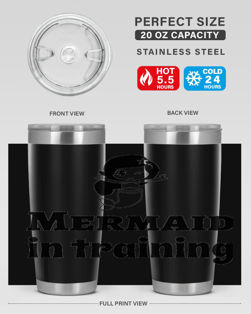 Mermaid in training 422#- mermaid- Tumbler