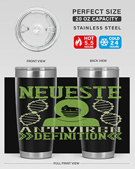 Neueste Antiviren Definition Style 28#- corona virus- Tumbler