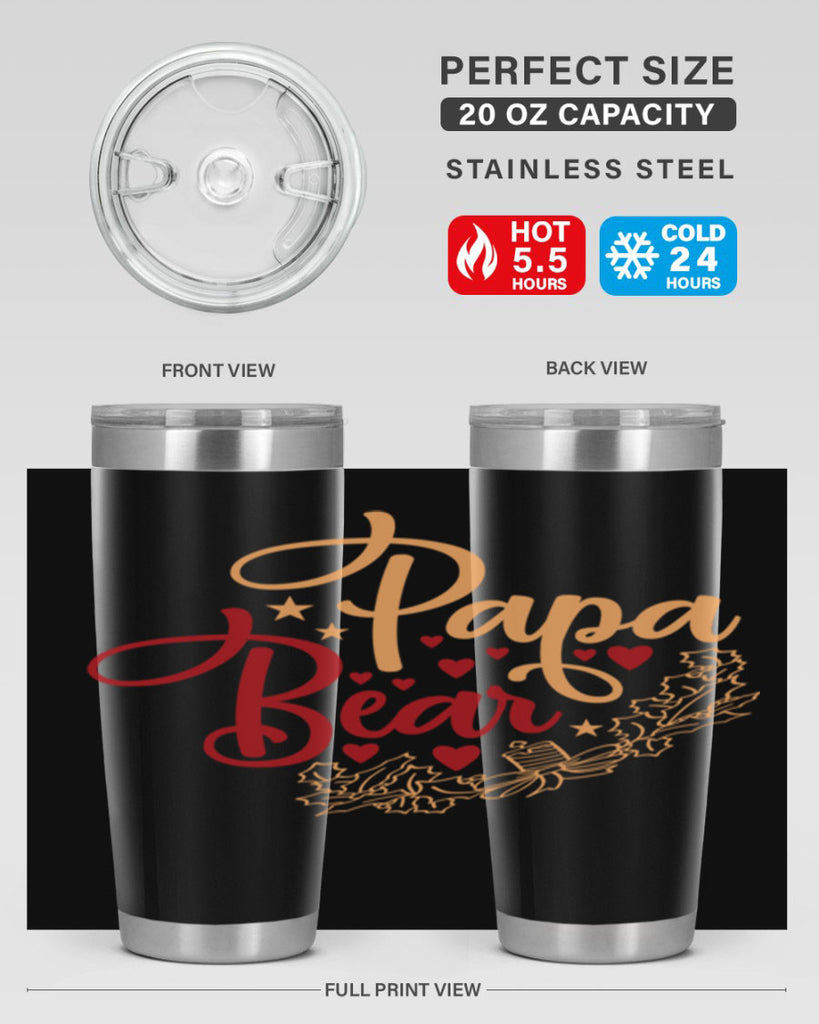 Papa bea 23#- grandpa - papa- Tumbler