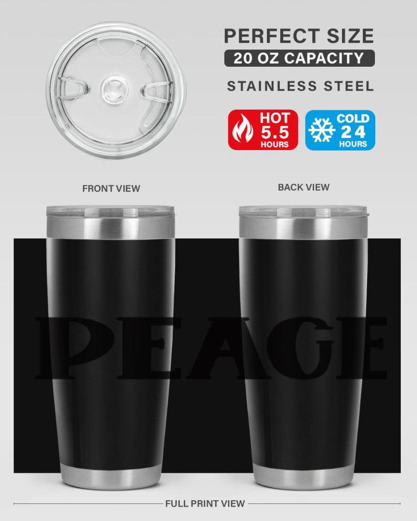 Peace Style 40#- St Patricks Day- Tumbler