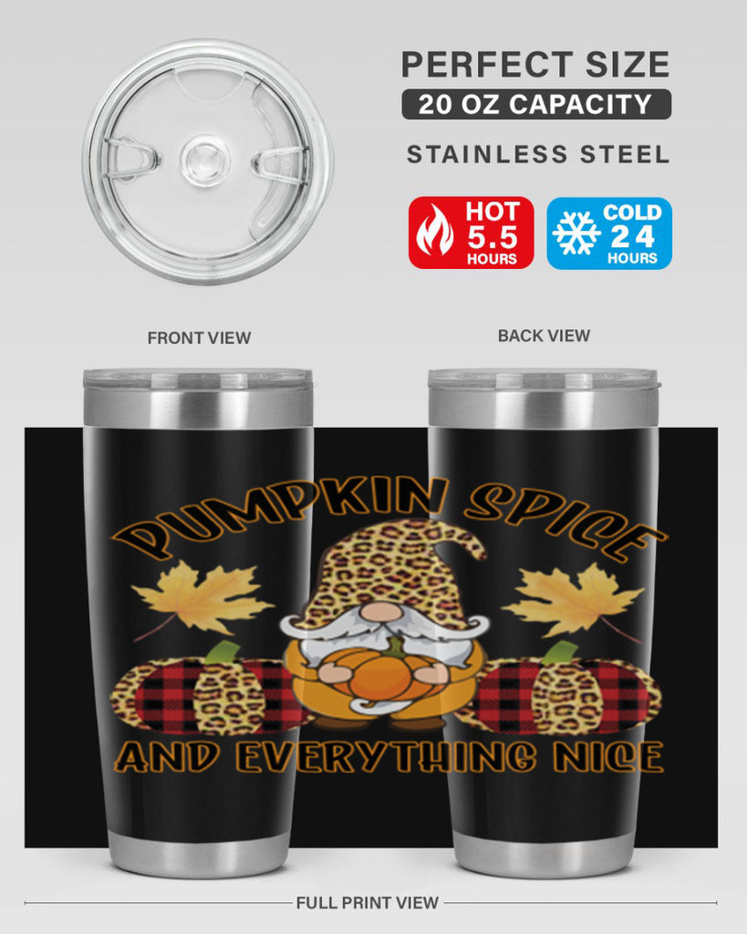 Pumpkin Spice and Everything Nice 534#- fall- Tumbler