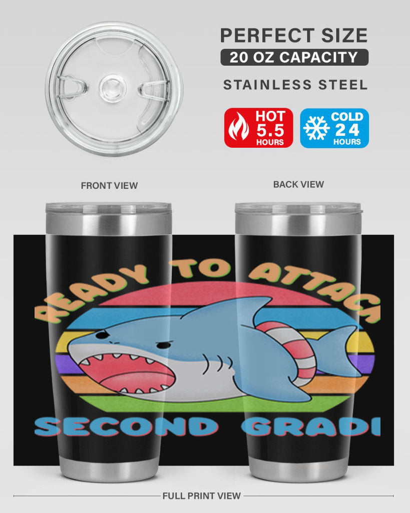 Ready to Attack 2nd Grade 19#- second grade- Tumbler