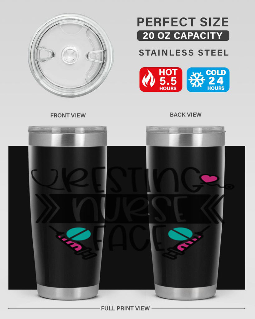 Resting Nurse Face Style Style 58#- nurse- tumbler