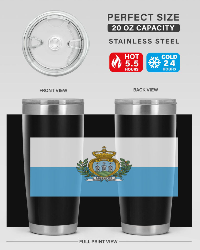 San Marino 48#- world flags- Tumbler