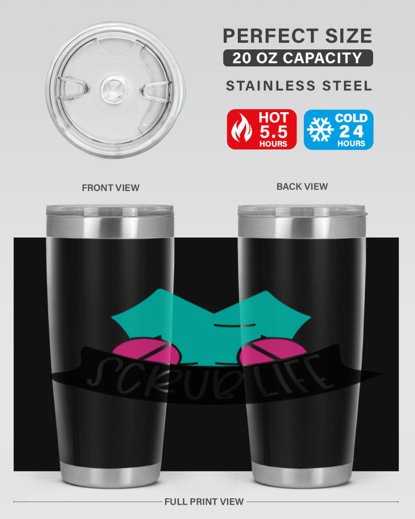 Scrub Life Style Style 45#- nurse- tumbler