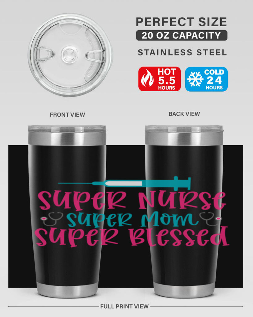 Super Nurse Super Mom Style Style 24#- nurse- tumbler