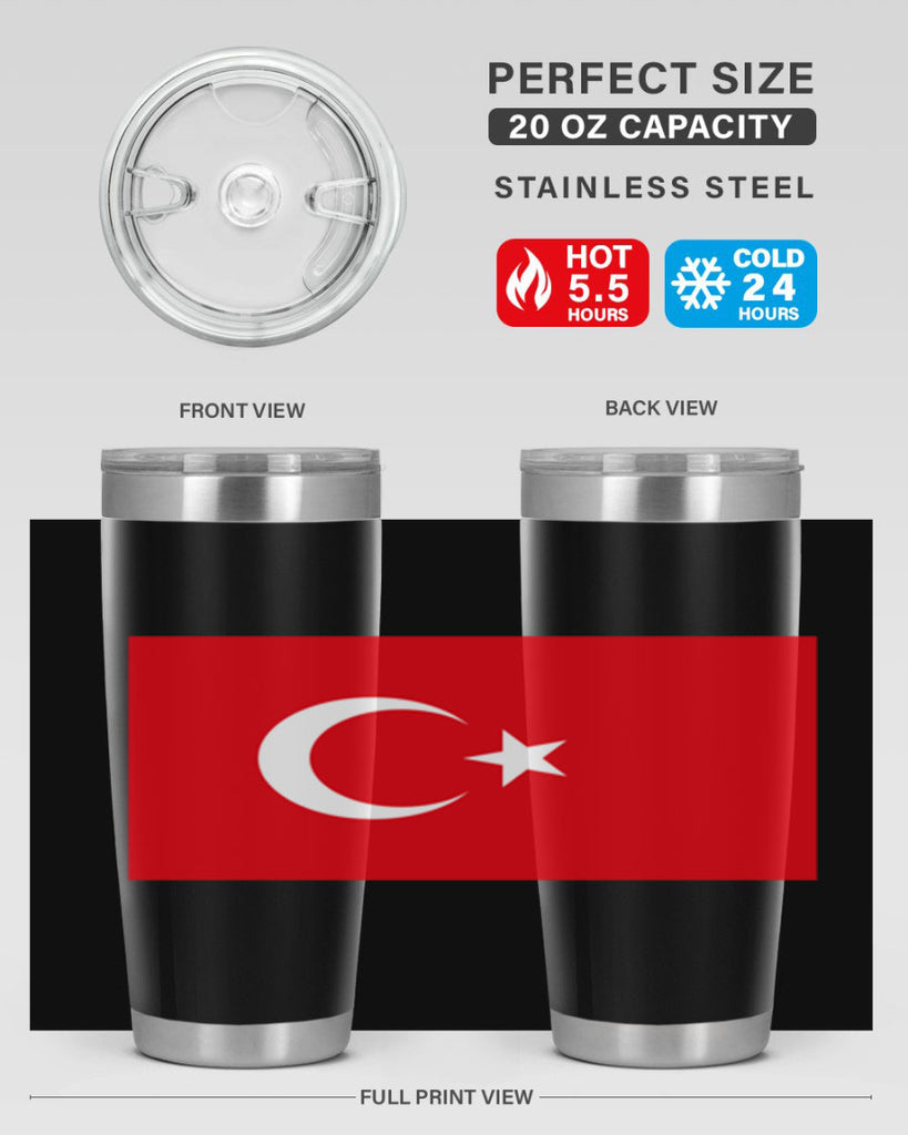 Turkey 17#- world flags- Tumbler