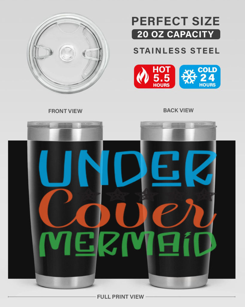 Under Cover Mermaid 648#- mermaid- Tumbler