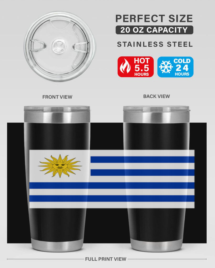 Uruguay 9#- world flags- Tumbler
