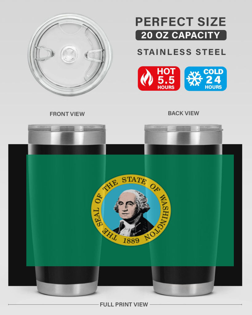 Washington 4#- stateflags- Tumbler