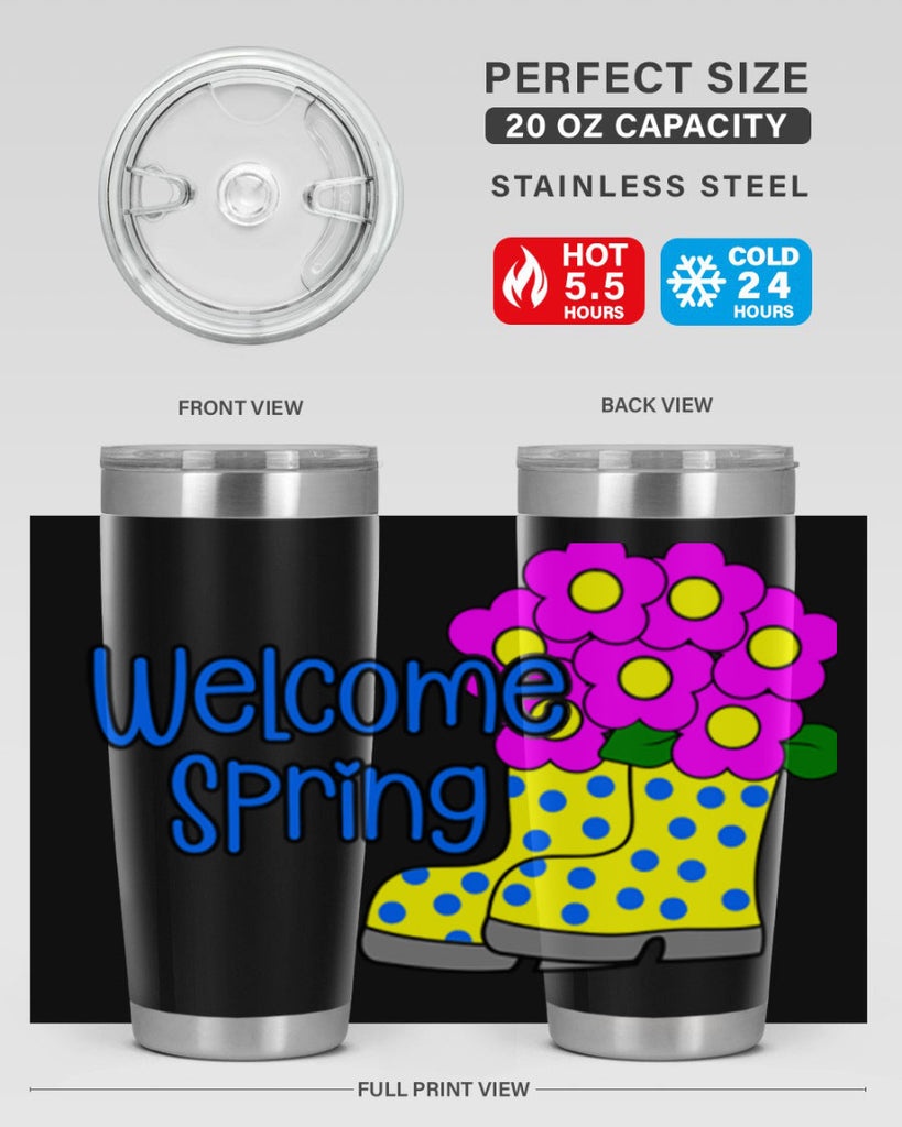Welcome Spring rainboots page577#- spring- Tumbler
