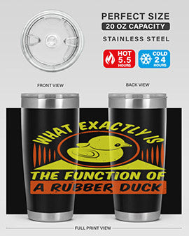 What exactly is the function of a rubber duck Style 10#- duck- Tumbler