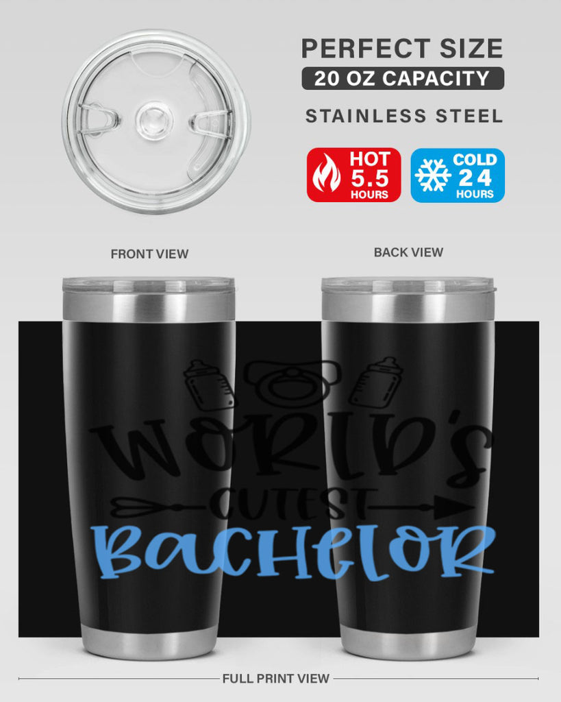 Worlds Cutest Bachelor Style 13#- baby- tumbler