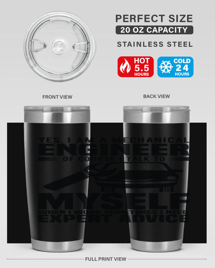 Yes I Am A Mechanical Style 1#- engineer- tumbler