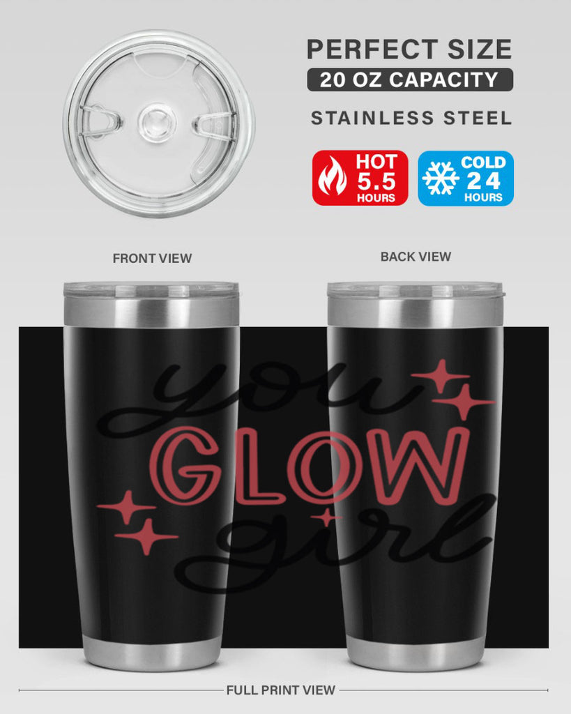 You Glow Girl Style 5#- make up- Tumbler