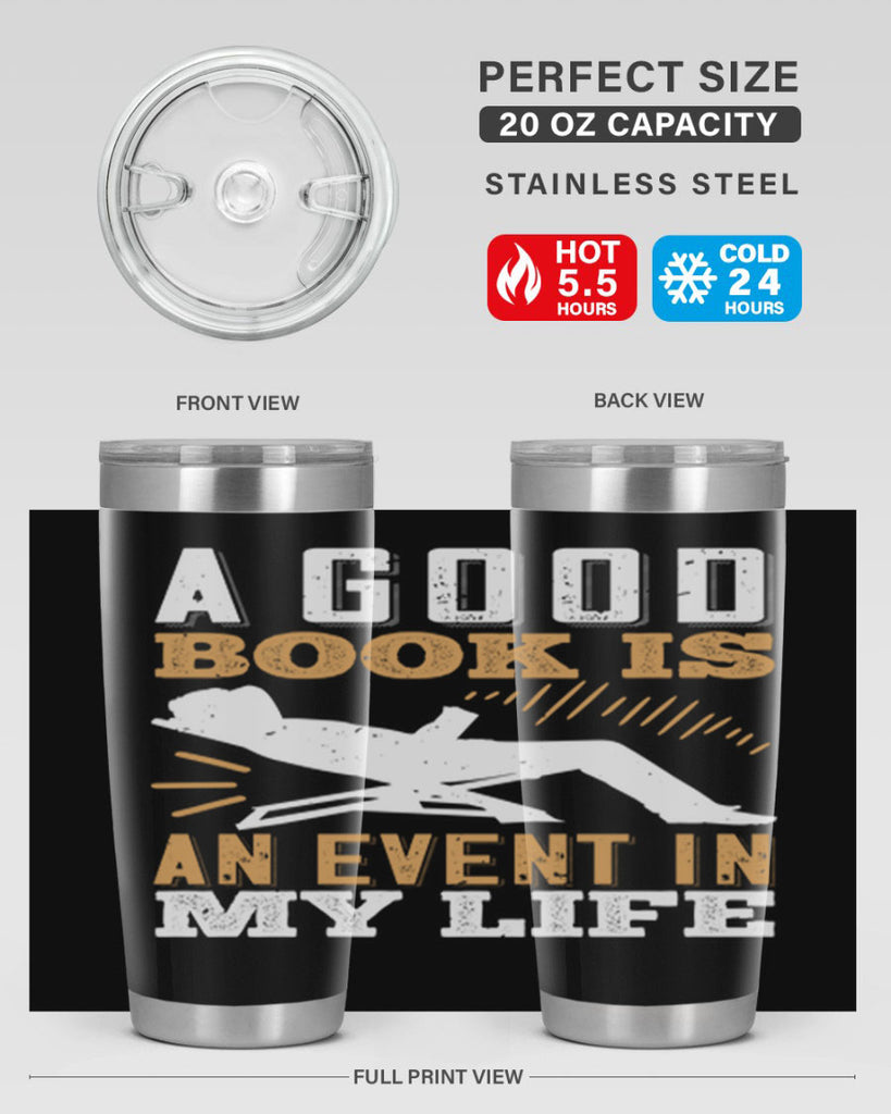 a good book is an event in my life 78#- reading- Tumbler