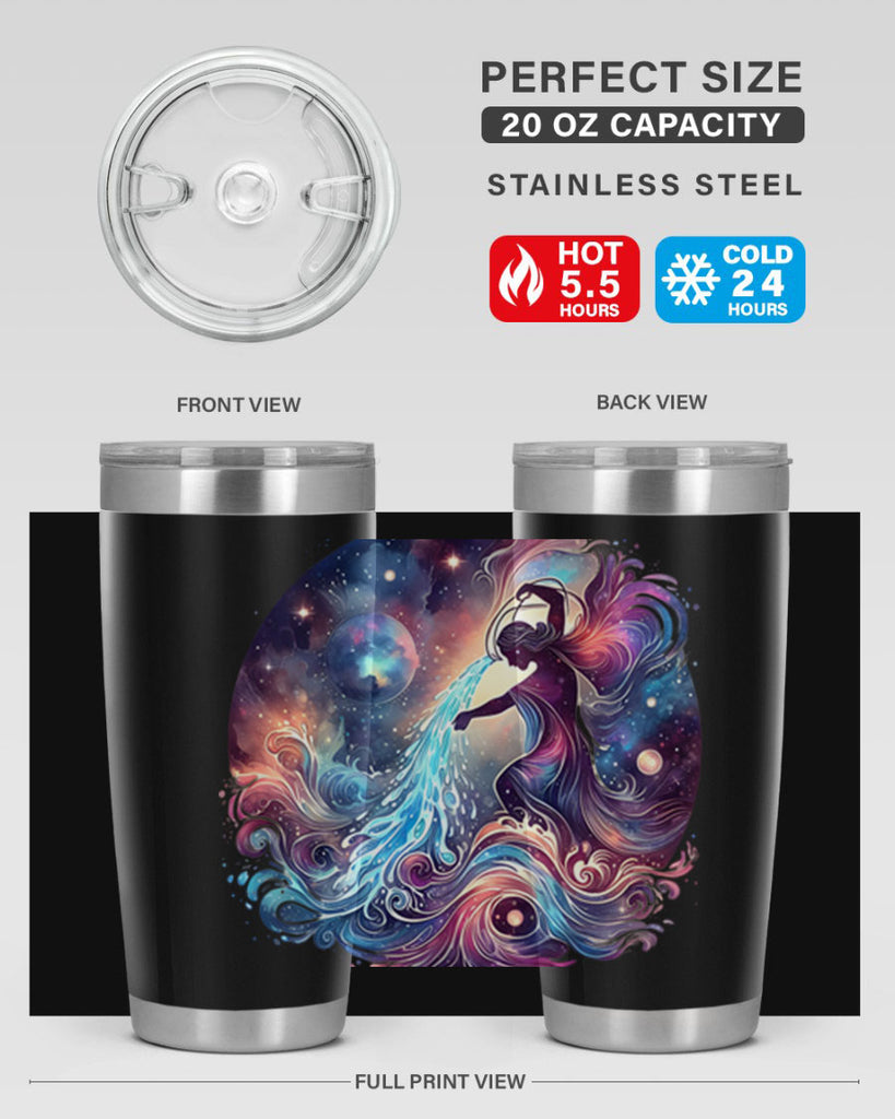 aquarius 79#- zodiac- Tumbler