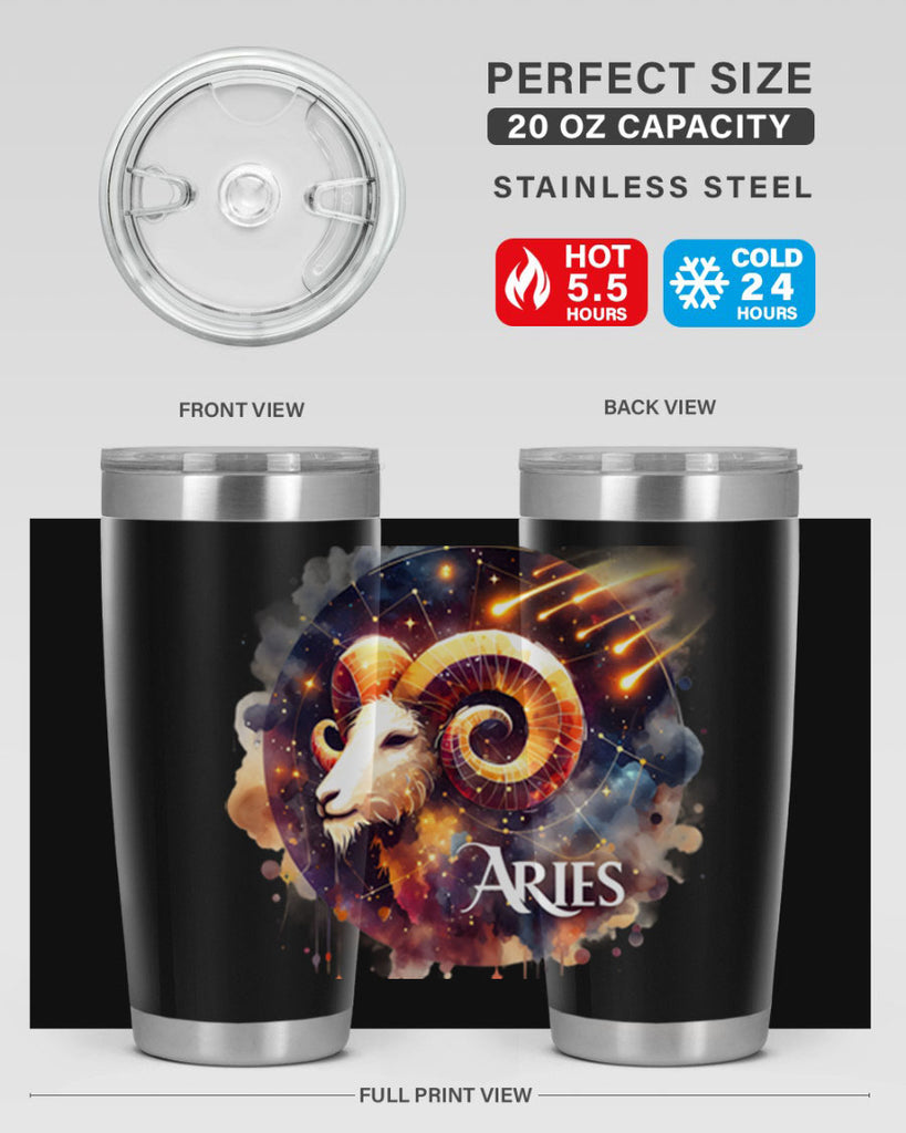 aries 127#- zodiac- Tumbler