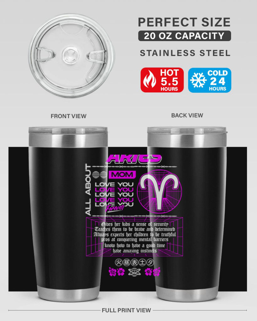 aries 138#- zodiac- Tumbler