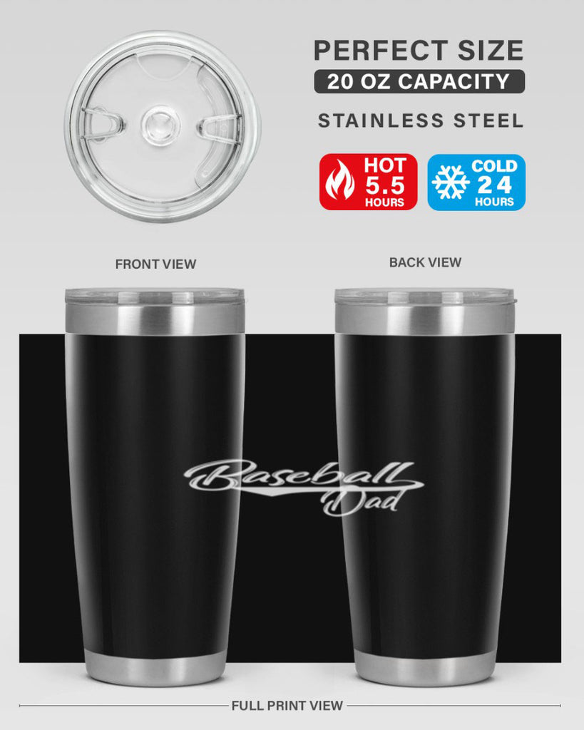 baseball dadk 49#- dad- Tumbler