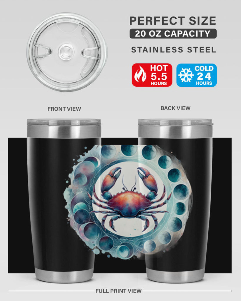 cancer 179#- zodiac- Tumbler