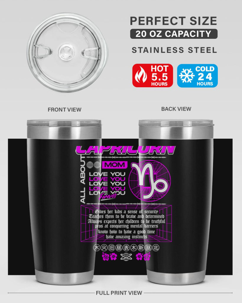 capricorn 208#- zodiac- Tumbler