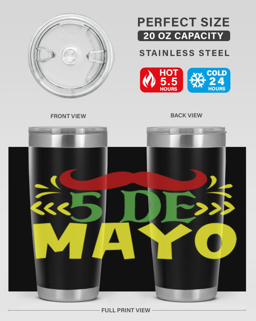 de mayo 5#- cinco de mayo- Tumbler