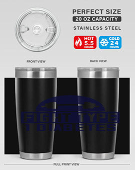 fight type diabetes Style 37#- diabetes- Tumbler