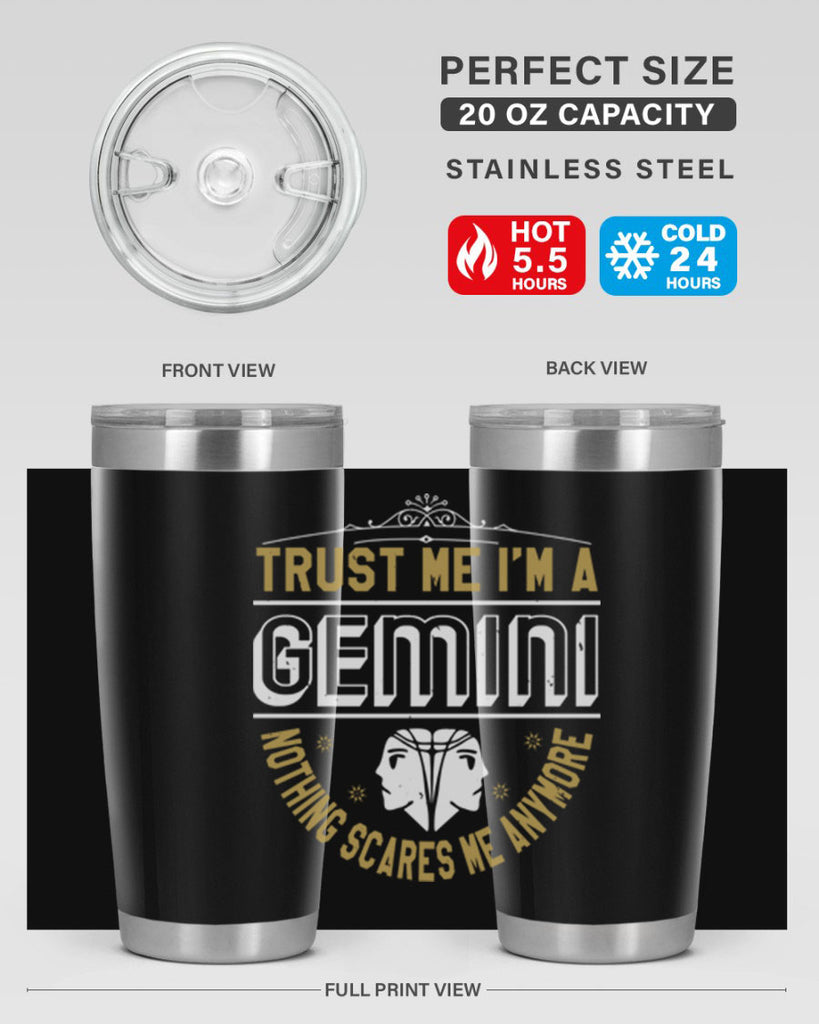 gemini 245#- zodiac- Tumbler