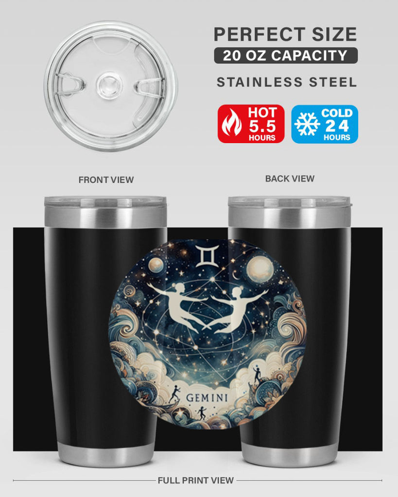 gemini 249#- zodiac- Tumbler