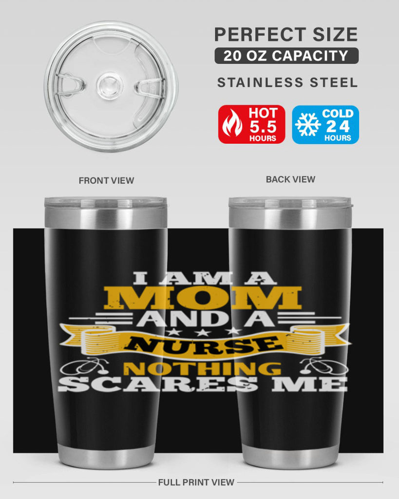 i am amom and a nurse Style 396#- nurse- tumbler