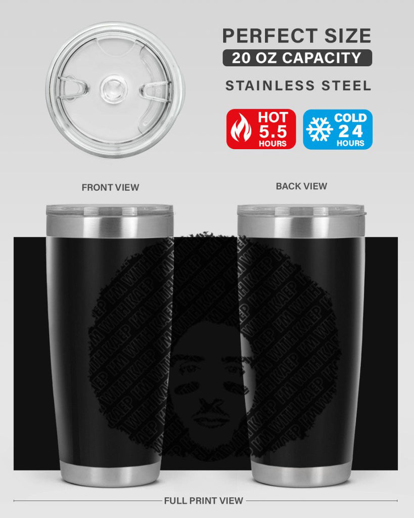 imwithkaep 24#- black men - boys- tumbler