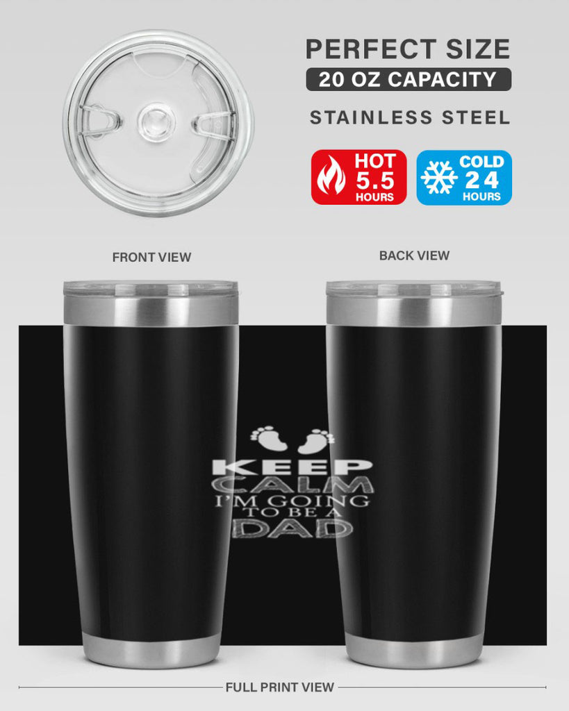 keep clam i am going to be a dad 2#- dad- Tumbler