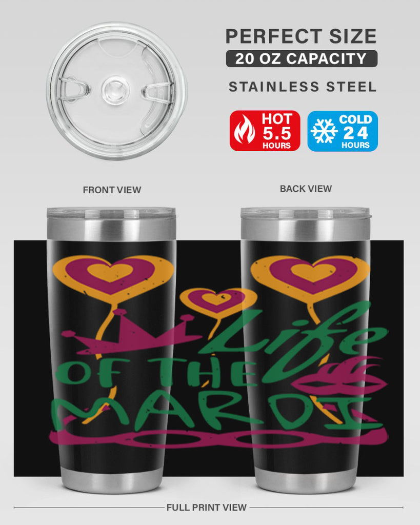 life of the mardi 49#- mardi gras- Tumbler