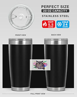 owl 3#- owl- Tumblers