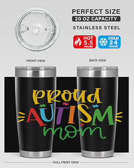 proud autism mom Style 35#- autism- Tumbler
