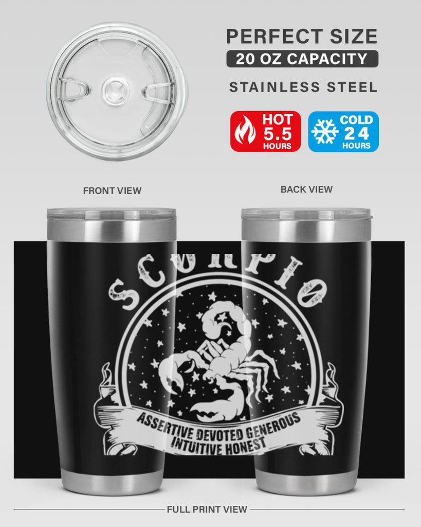 scorpio 30#- zodiac- Tumbler