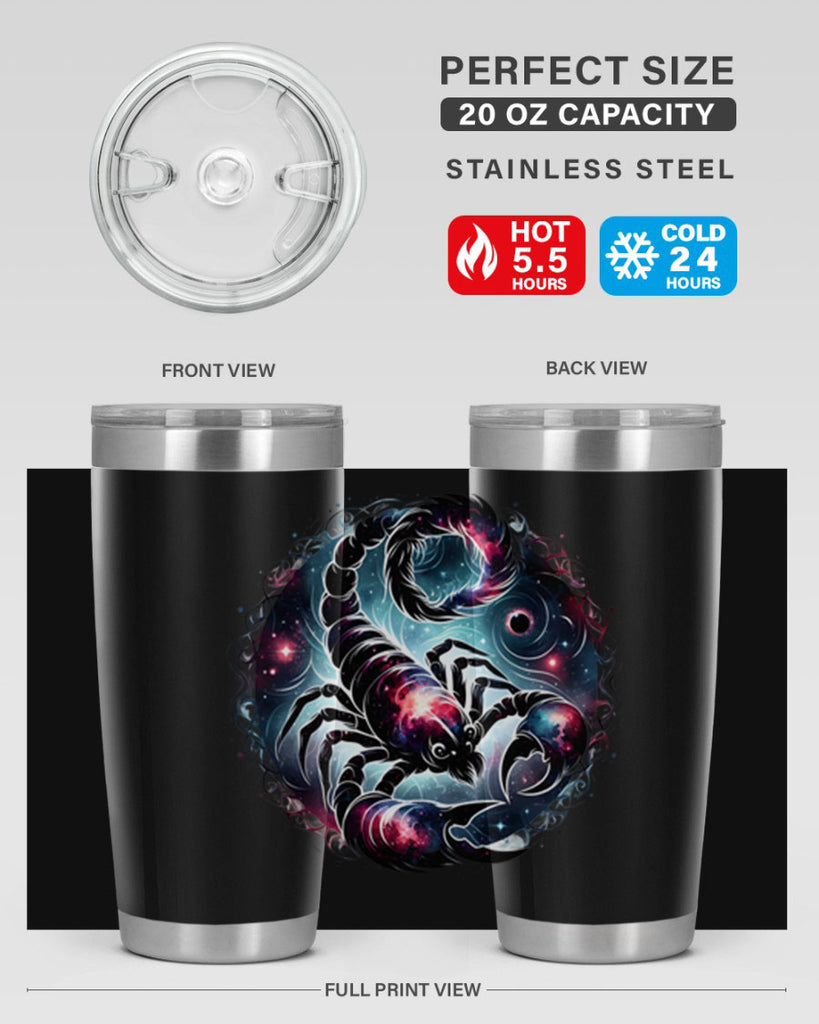 scorpio 463#- zodiac- Tumbler
