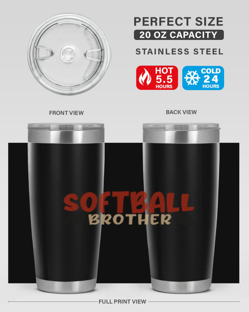 softball brother 2276#- softball- Tumbler
