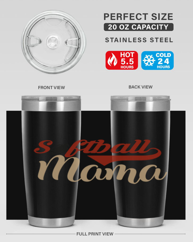 softball mama 2275#- softball- Tumbler