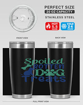 spoiled rotten dog treats Style 62#- dog- Tumbler