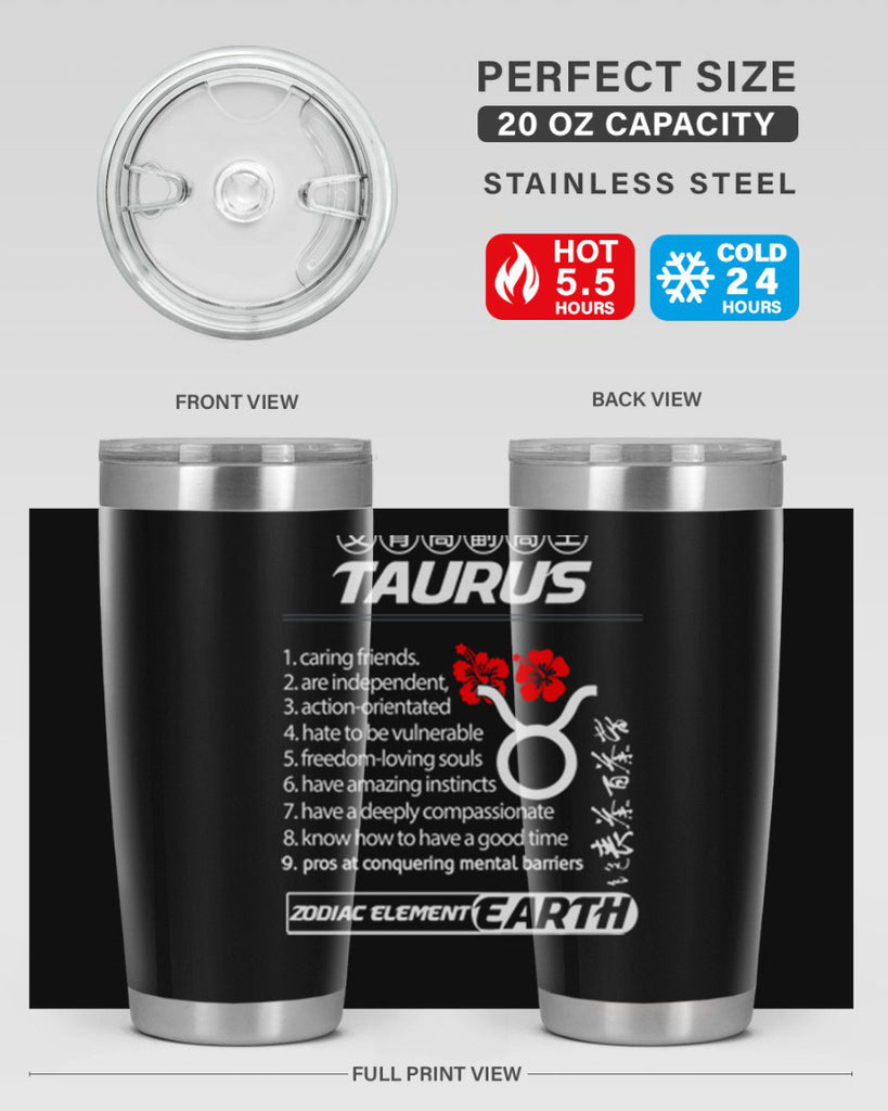 taurus 518#- zodiac- Tumbler