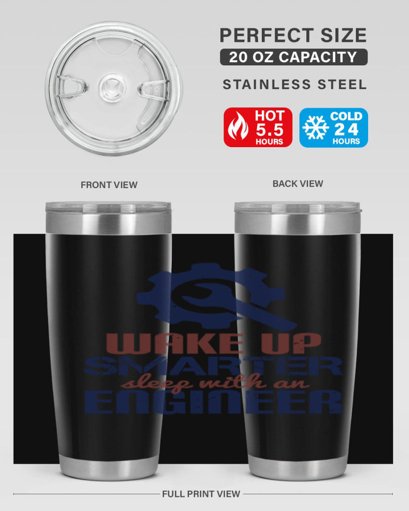 wake up smarter sleep with an engineer Style 31#- engineer- tumbler