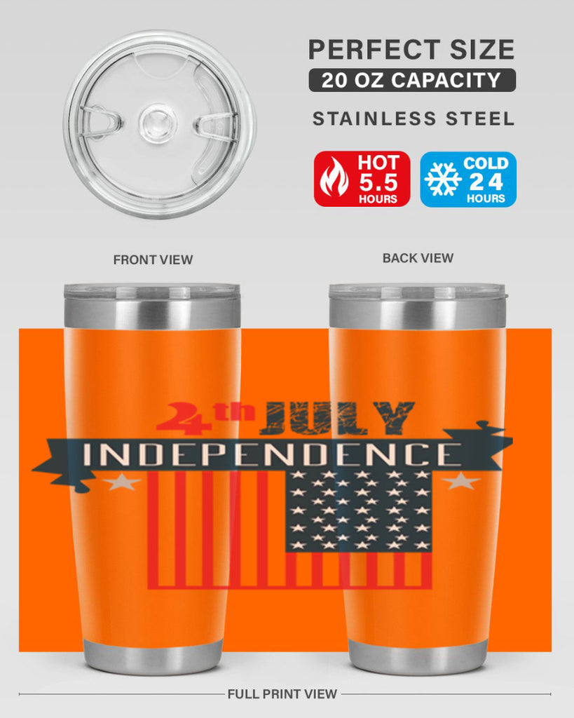 4th July Independent Style 65#- Fourt Of July- Tumbler